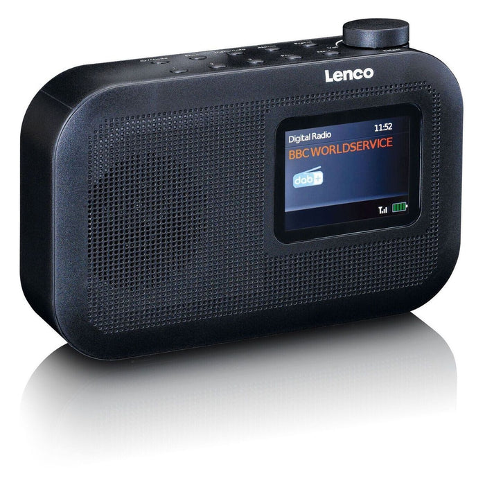 Lenco PDR-026 tragbares DAB+ Radio - Bluetooth 5.1 PLL FM Radio - 3 Speicherplatztasten