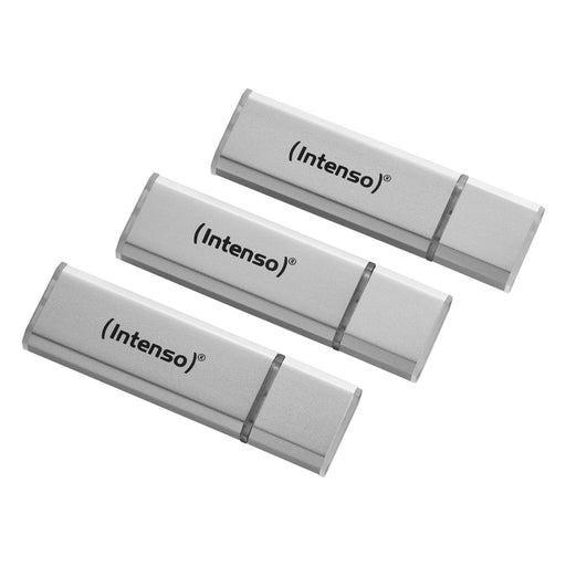 Produktbild USB-Stick - Intenso AluLine USB Drive 32GB 3er Pack (3x32GB)