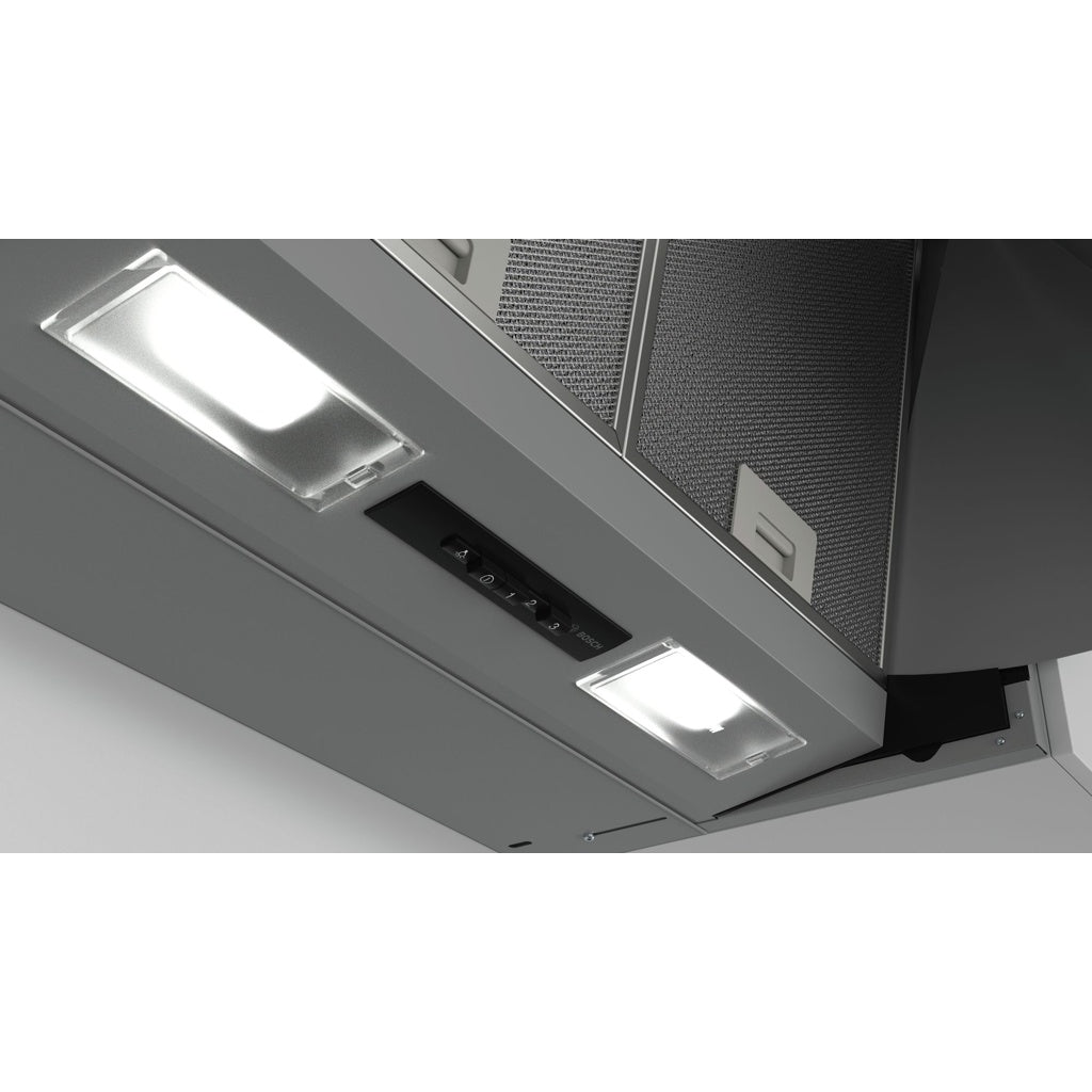 Produktbild Zwischenbauhaube - Bosch Serie 2 DEM66AC00 Dunstabzugshaube Halb eingebaut (Pullout) Edelstahl 625 m³/h B