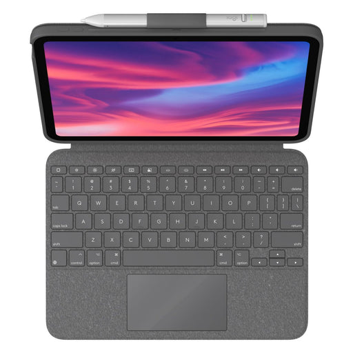 Produktbild iPad-Tastatur - Logitech Combo Touch for iPad (10th gen) Oxford Grey