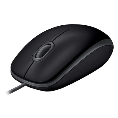 B110 Silent Maus, Beidhändig, Optisch, USB Typ-A, 1000 DPI, Schwarz