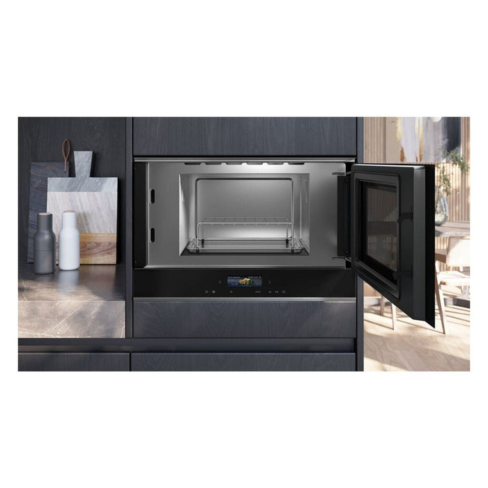 Siemens iQ700 BE732R1B1 Mikrowelle Schwarz Kombi-Mikrowelle Integriert 21 l 900 W