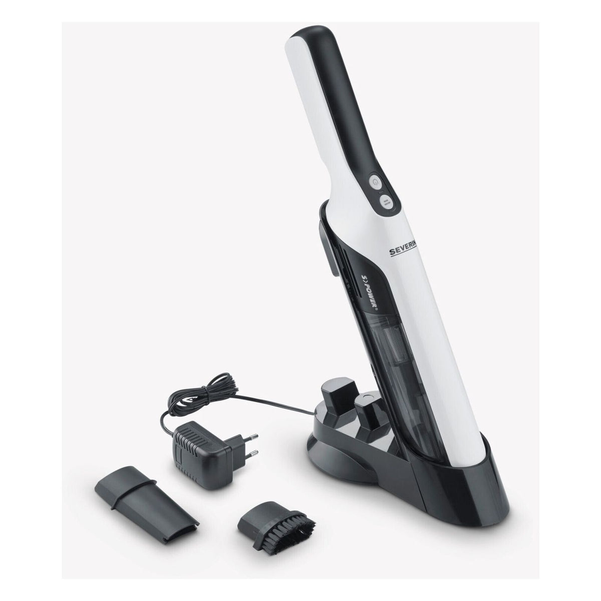 Produktbild Akku-Handstaubsauger - Severin HV 7140 Handstaubsauger Schwarz, Weiß Beutellos
