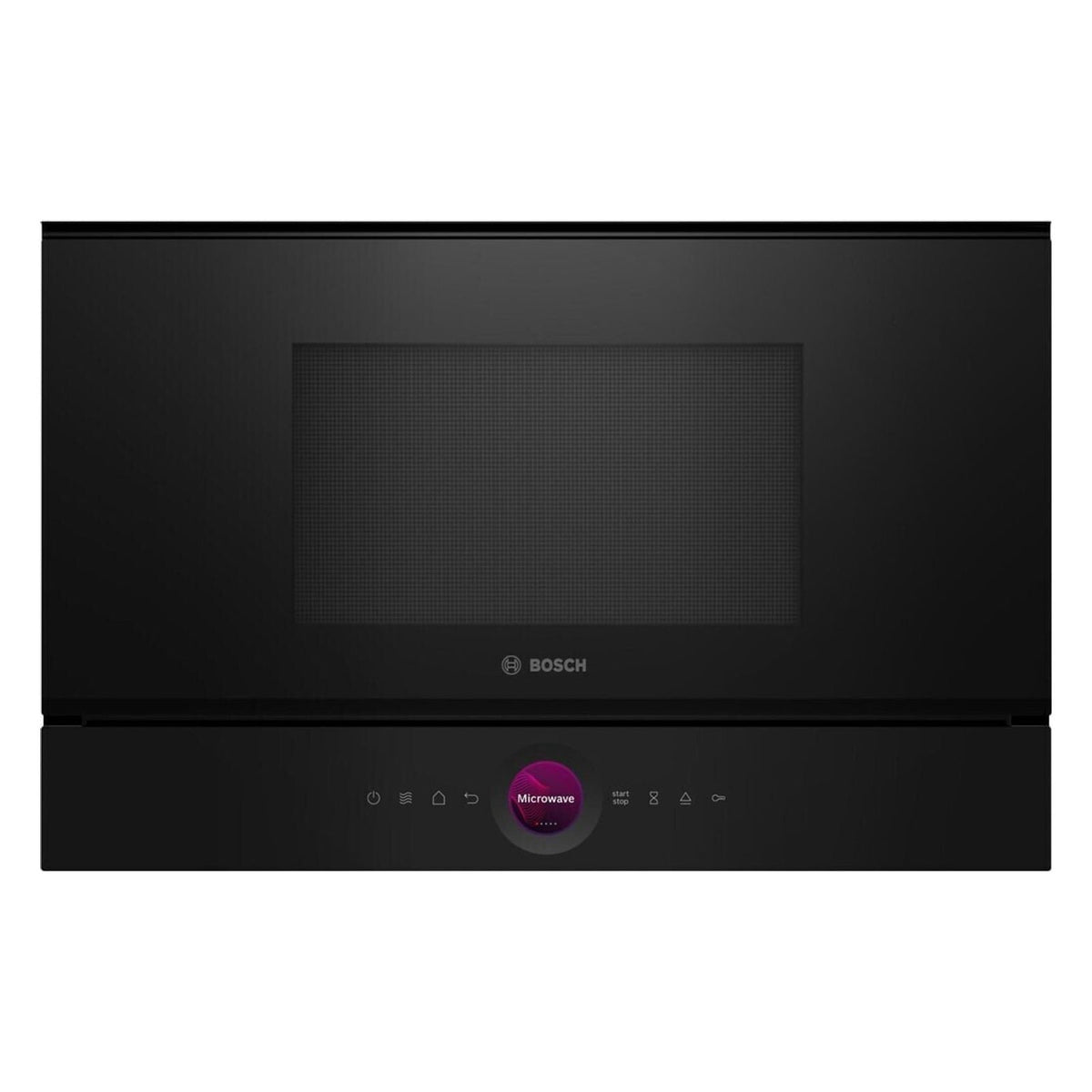 Produktbild Einbau-Mikrowelle - Bosch Serie 8 BFL7221B1 Mikrowelle Schwarz Solo Mikrowelle Integriert 21 l 900 W