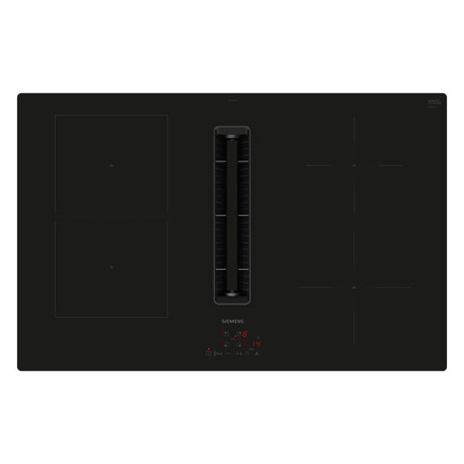 Produktbild Elektro-Standherd - Siemens ED811BGA6 (ED811BS16E+HZ9VDSB4) Induktionskochfeld mit Dunstabzug