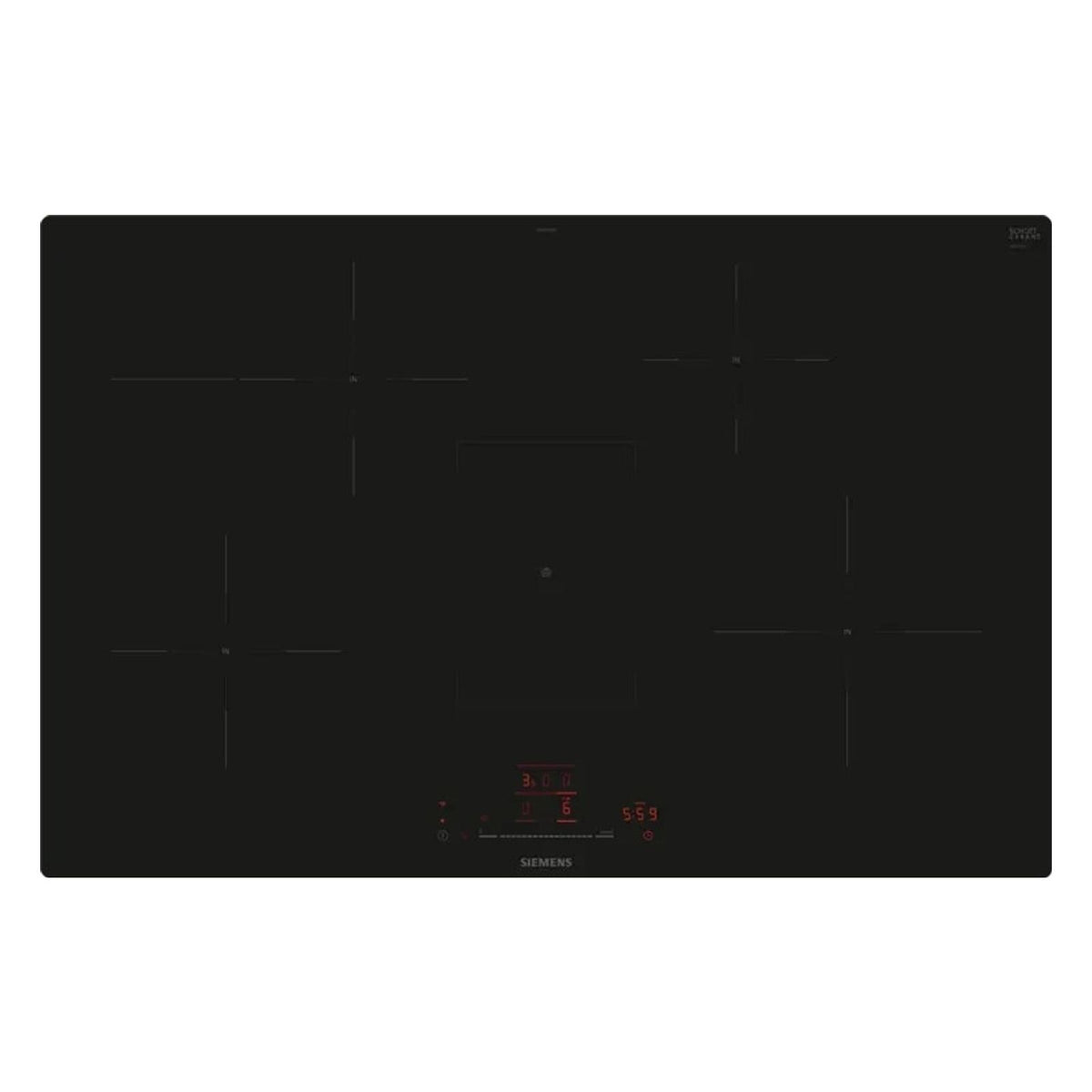 Produktbild Induktions-Kochfeld - Siemens iQ300 EH801HFB1E Induktionskochfeld Integriert 80 cm 4 Zonen Schwarz
