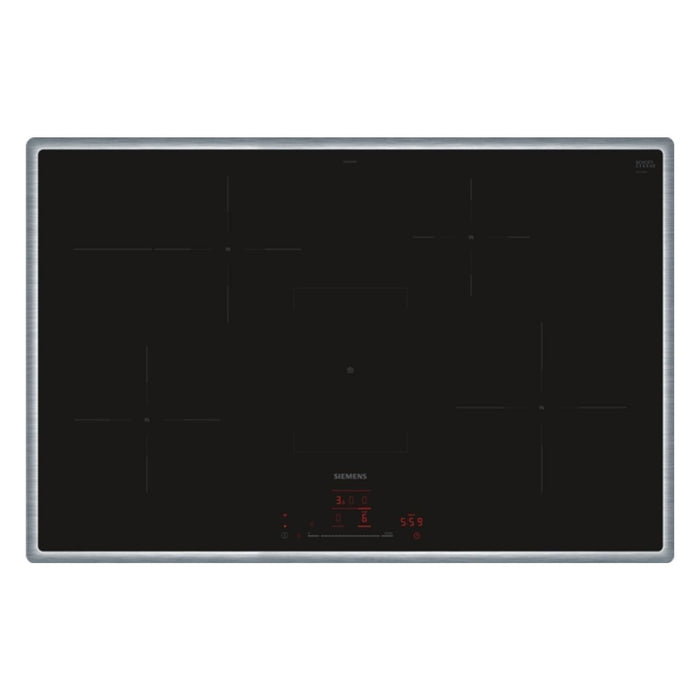 Siemens iQ300 EH845HFB1E Induktionskochfeld Integriert 80 cm 4 Zonen Schwarz