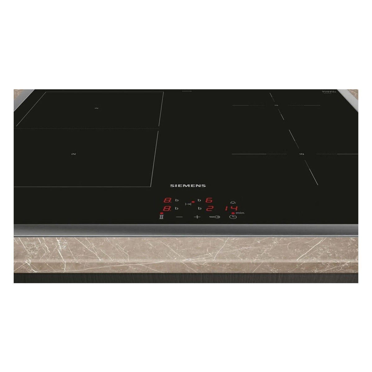 Produktbild Induktions-Kochfeld - Siemens iQ500 EM645CSB6E Integriert 60 cm Zonen-Induktionskochfeld 4 Zone(n)