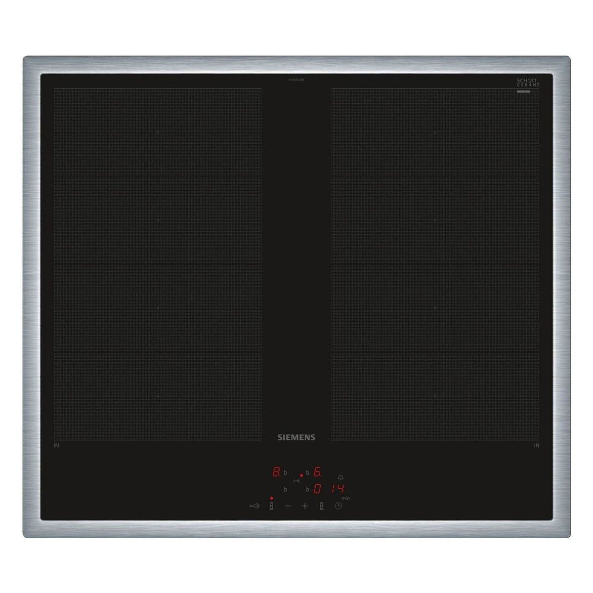 Produktbild Induktions-Kochfeld - Siemens iQ700 EY645CXB6E Integriert 60 cm Zonen-Induktionskochfeld 4 Zone(n)