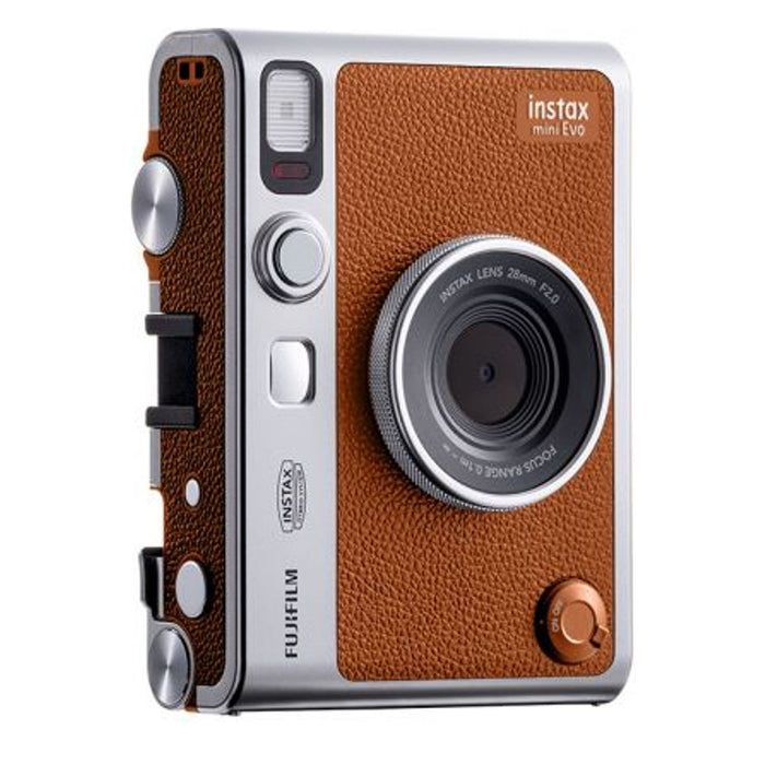Fujifilm Instax Mini Evo USB-C Sofortbildkamera 1/5" 2560 x 1920 Pixel CMOS Braun, Silber