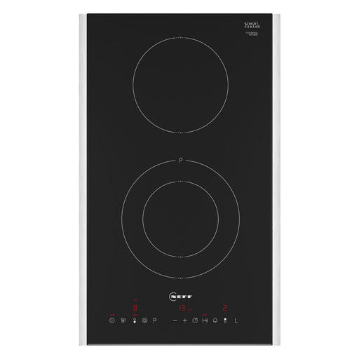 Produktbild Elektro-Kochfeld - Neff T13TDF9L8 Kochfeld Schwarz Integriert 30 cm Keramik 2 Zone(n)