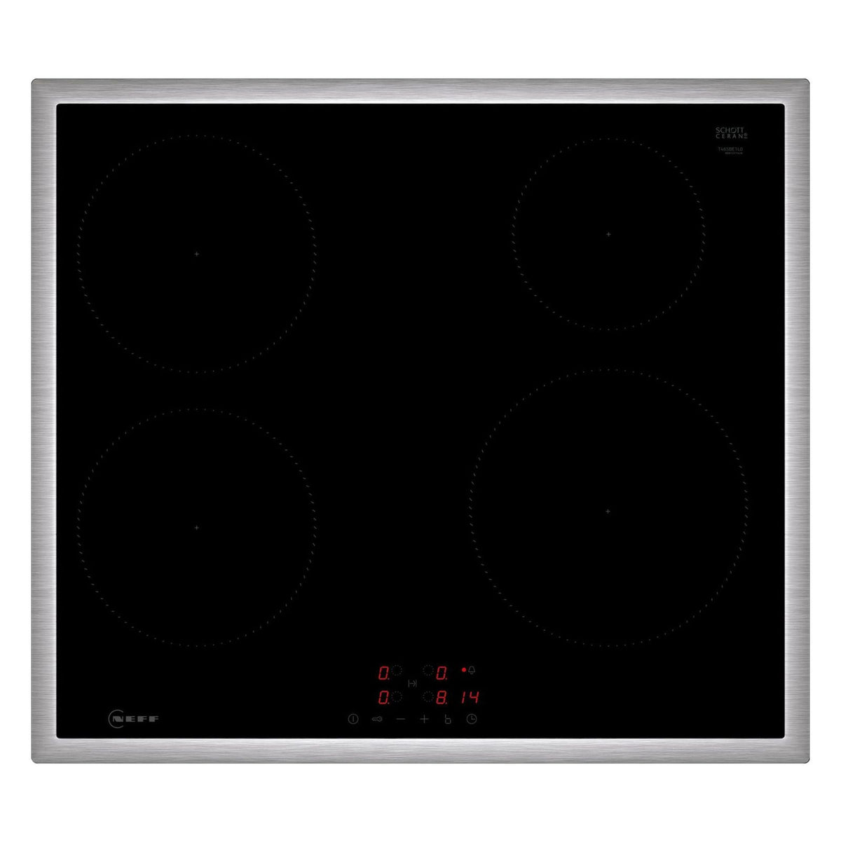Produktbild Induktions-Kochfeld - Neff T46SBE1L0 Induktionskochfeld integriert 60cm 4 Zonen Schwarz