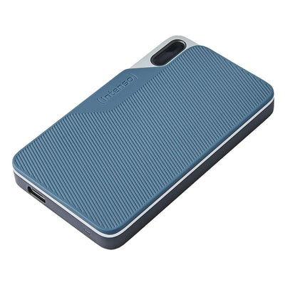 Lesen/Schreiben bis zu 500 MB/s/500GB USB Typ-C 3.2 Gen 1 (3.1 Gen 1) Blau, Grau