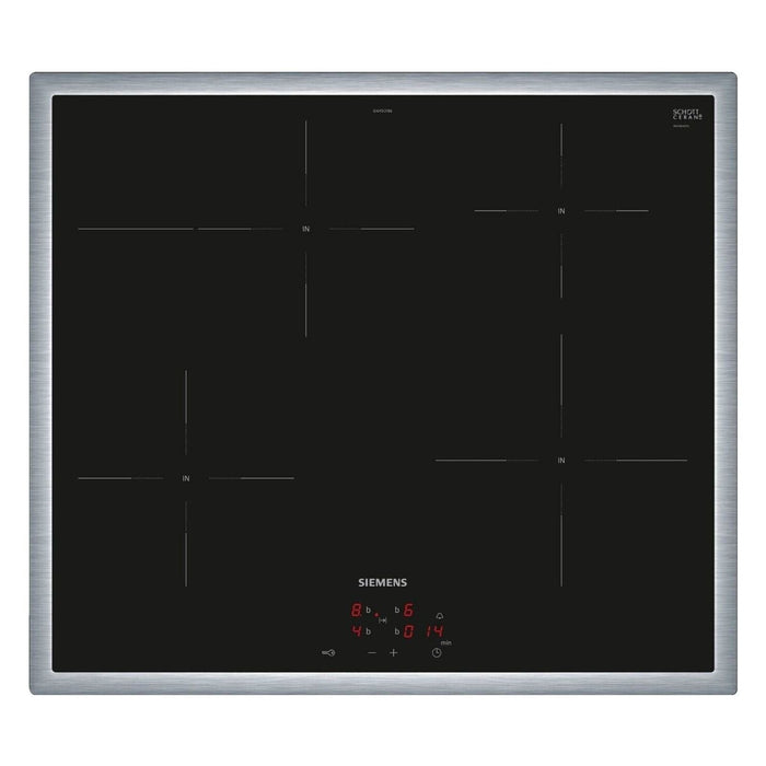 Siemens iQ300 EI645CFB6E Induktionskochfeld Integriert 60 cm 4 Zonen Schwarz