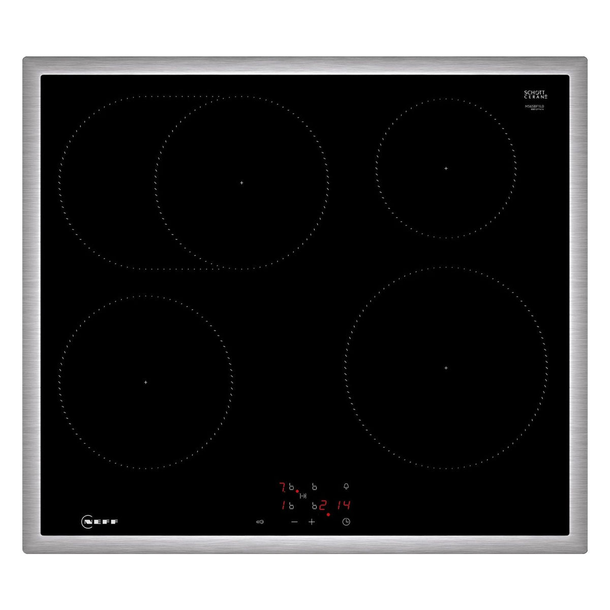 Produktbild Induktions-Kochfeld - Neff M56SBF1L0 Induktionskochfeld Integriert 60cm schwarz