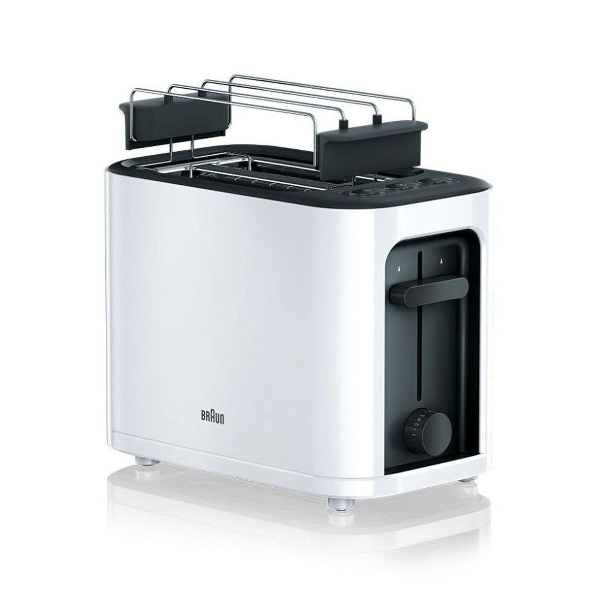 Produktbild Toaster - Braun PurEase HT 3010 WH Doppelschlitz Toaster 1000 Watt weiß