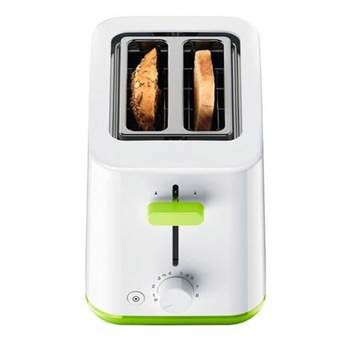 Braun Breakfast1 HT 1010 GR 2-Scheiben-Toaster 900 Watt weiß, grün