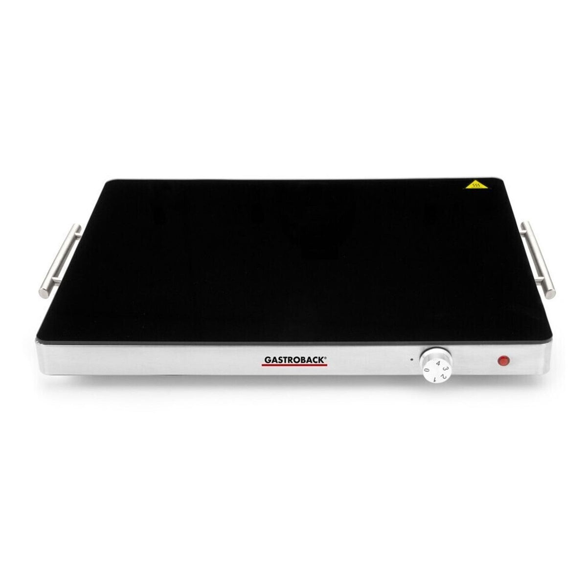 Produktbild Warmhalteplatte - Gastroback Warmhalteplatte Design Warming Tray 42491 in Edelstahl / schwarz