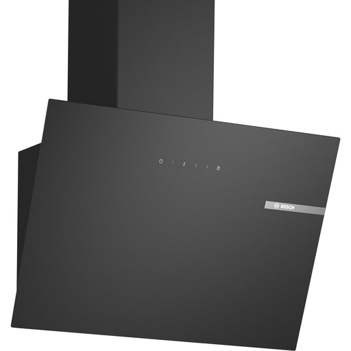 Produktbild Wandhaube - Bosch Serie 2 DWK65DK60 Dunstabzugshaube Wandmontiert Schwarz 430 m³/h A