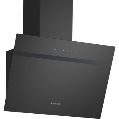 iQ100 LC65KDK60 Dunstabzugshaube Wandmontiert Schwarz 430 m³/h A