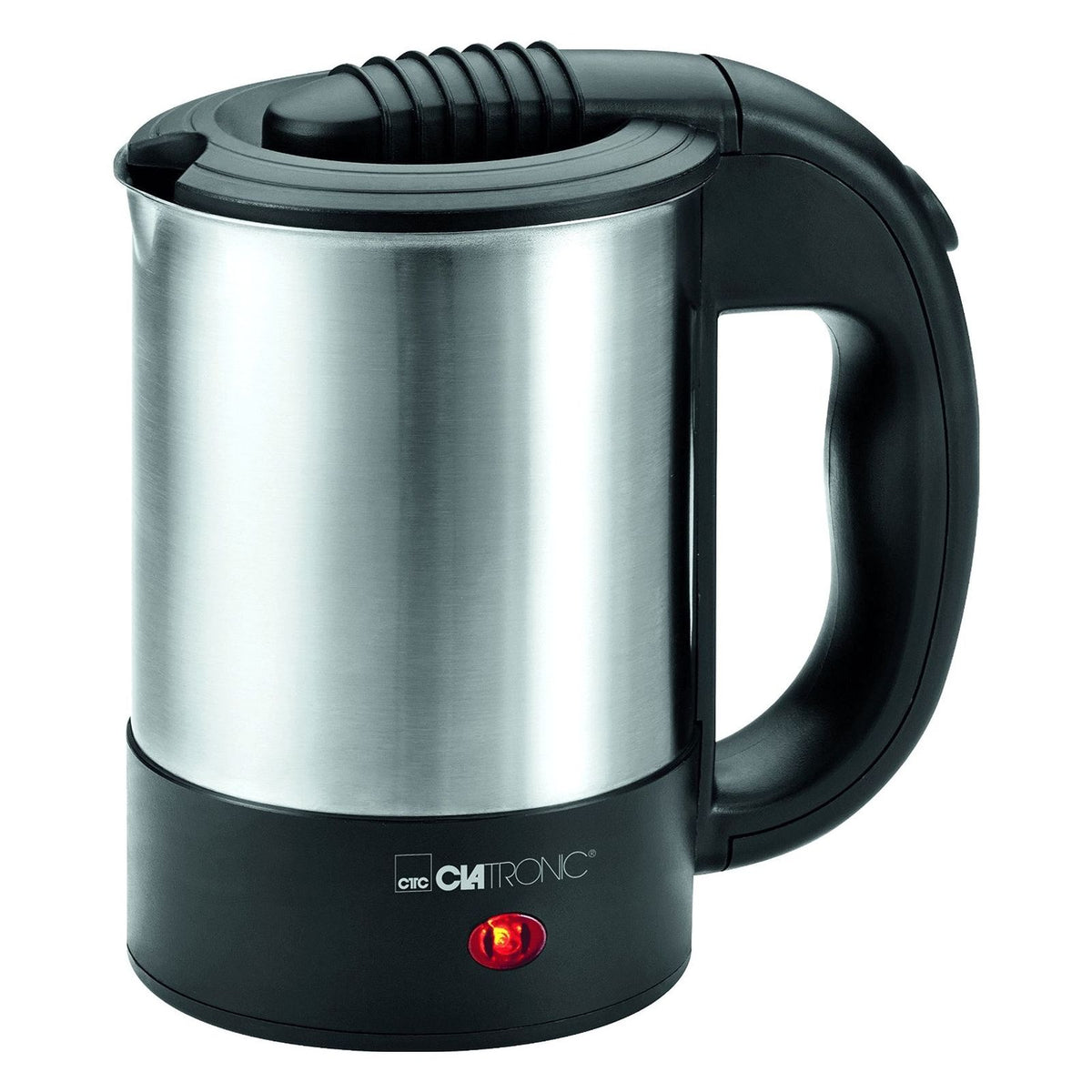 Produktbild Wasserkocher - Clatronic WKR 3624 Wasserkocher 0,5 l 1000 W Schwarz, Edelstahl