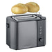 Severin AT 9573 Toaster 2 Scheibe(n) 800 W Anthrazit, Schwarz