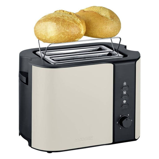 Produktbild Toaster - Severin AT 9576 Toaster 2 Scheibe(n) 800 W Beige, Schwarz