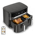 Tefal EY942H - Dual Easy Fry XXL 11L Heißluftfritteuse Doppelkammer