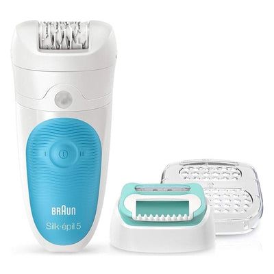 Silk-épil 5-810 SensoSmart Epilierer Set türkis, weiß