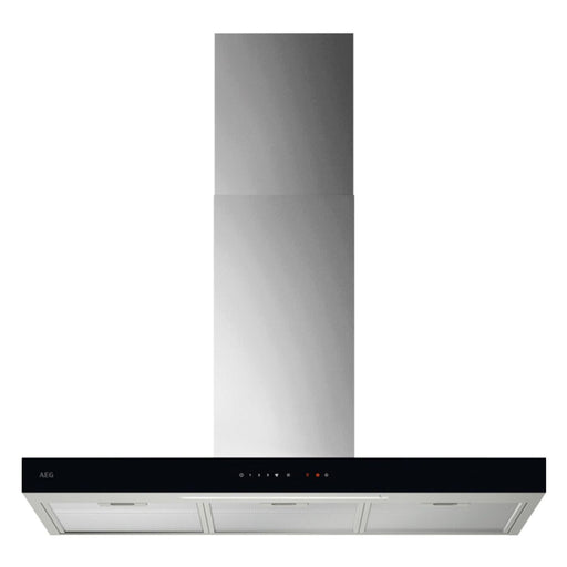 Produktbild Kopffreihaube - AEG GB67D91HL Dunstabzugshaube wandmontiert Schwarz, Edelstahl 600 m³/h