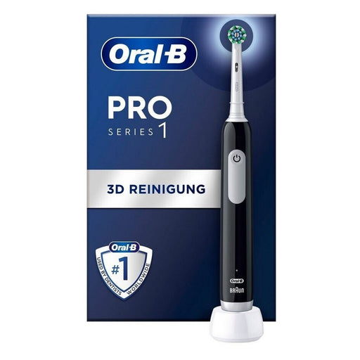 Produktbild Elektrische Zahnbürste - Oral-B Pro 1 Elektrische Zahnbürste rotierende-vibrierende Zahnbürste Schwarz