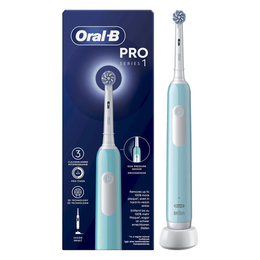 Produktbild Elektrische Zahnbürste - Oral-B Pro 1 Sensitive Clean Erwachsener Rotierende-vibrierende Zahnbürste Blau