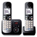 Panasonic KX-TG6822GB Telefon DECT-Telefon Anrufer-Identifikation Schwarz, Silber