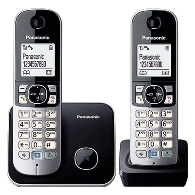 KX-TG6812GB Telefon DECT-Telefon Anrufer-Identifikation Schwarz