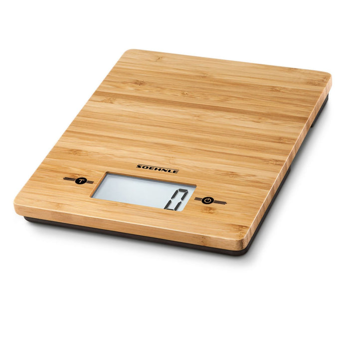 Soehnle Bamboo Bambus Arbeitsplatte Rechteck Elektronische Küchenwaage