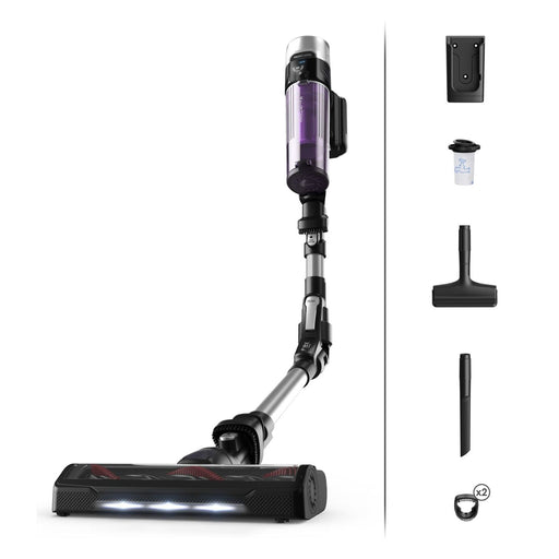 Produktbild Akku-Hand-und Stielstaubsauger - Rowenta RH2037 2-in-1-Stabstaubsauger Akku Trocken Beutellos 0,4 l 250 W Schwarz, Violett