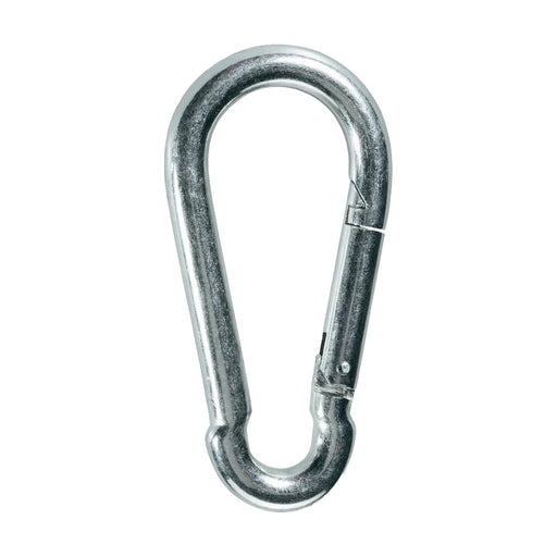 Produktbild Allzweck-Karabiner - 12x Karabinerhaken 50x5 mm Stahl verzinkt DIN5299