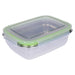 TP 3er Set Frischhaltedosen, Lunchbox aus 18/10 Edelstahl mit Klick- Deckel 550ml+850ml+1800ml