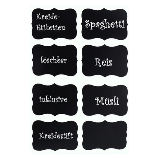 Produktbild Vorratsglas - TP 4er Set Vorratsglas mit Bambusdeckel, luftdicht stapelbar inkl. 8 Kreidetafelsticker und Stift