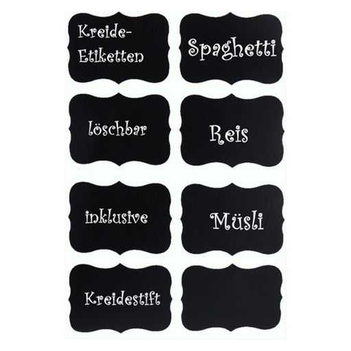 Produktbild Vorratsglas - TP 6er Set Vorratsglas mit Bambusdeckel, luftdicht stapelbar inkl. 8 Kreidetafelsticker und Stift