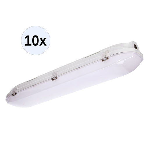 Produktbild Smarte LED-Leuchte - RZB Planox 451233.009.76 LED-Feuchtraumleuchte 2200lm DALI IP66 61,5cm 10 Stk.