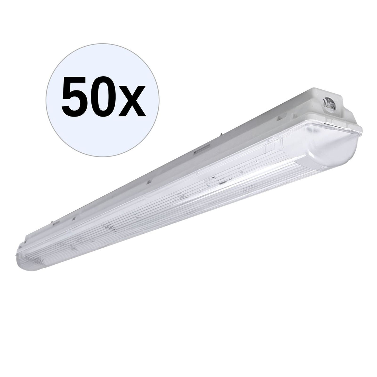 Produktbild Deckenleuchte - PRACHT LUNA-N T8 Feuchtraumleuchte 1x58W EVG IP66 500 Stk.