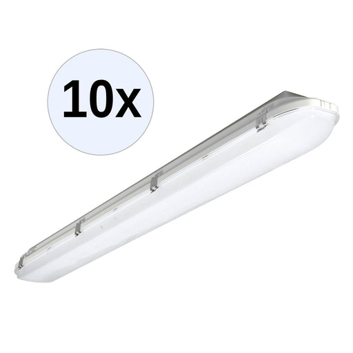 Produktbild LED Deckenleuchte - PRACHT LUNA-N LED 2 Feuchtraumleuchte 1,5m PM 1x27W, 4200lm, 4000K in weiß 10 Stk.