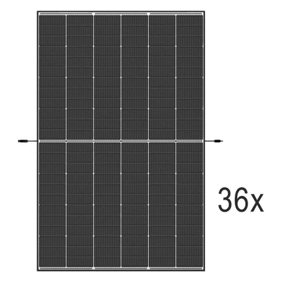 36x  Vertex S+ TSM-465NEG9R.28 Solarmodule auf Palette - 0 % MwSt.