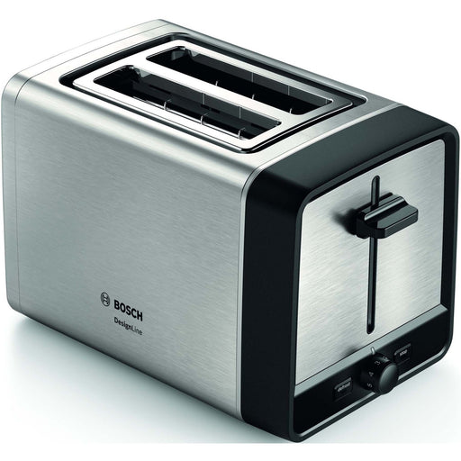 Produktbild Toaster - Bosch TAT5P420DE 2-Scheiben Toaster 970 W Edelstahl / Schwarz