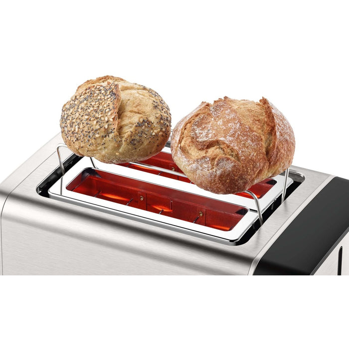 Bosch TAT5P420DE 2-Scheiben Toaster 970 W Edelstahl / Schwarz
