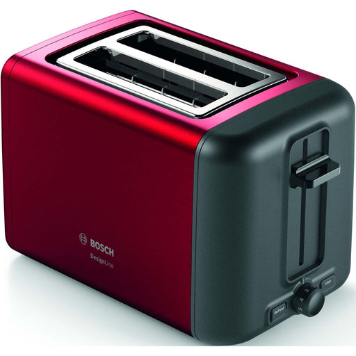 Produktbild Toaster - Bosch TAT3P424DE 2-Scheiben Toaster 970 W Deep Red Crystal