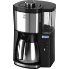 Melitta LOOK® Therm Timer 1025-18 Filterkaffeemaschine 1,25L Schwarz, Silber