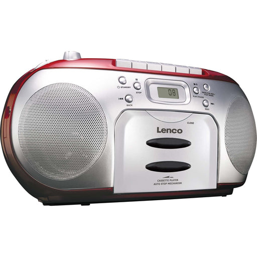 Produktbild CD-Radiorecorder - Lenco Radio/CD/Kassetten-Player SCD-420 RED