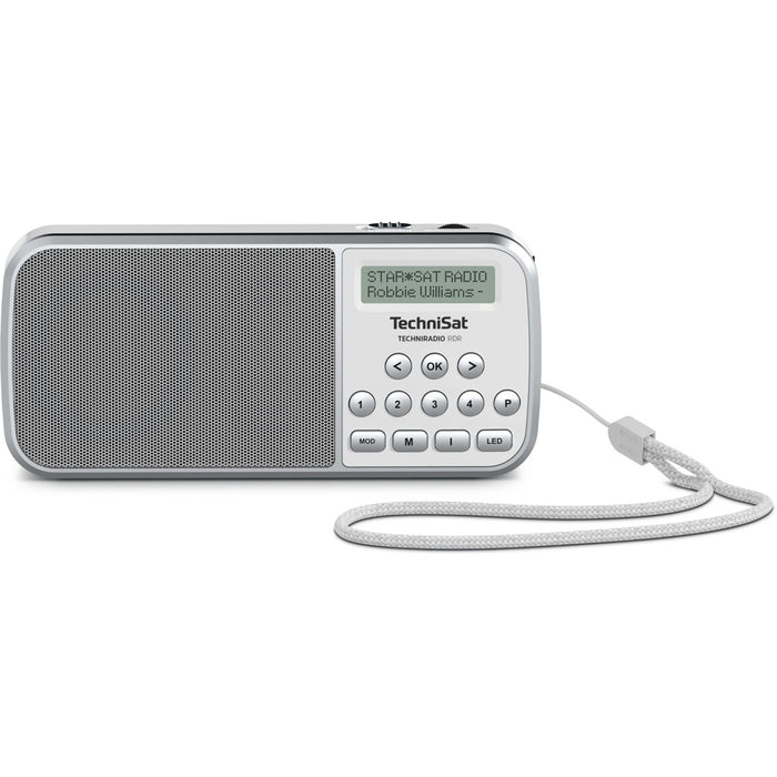 TechniSat DAB+ Taschenradio TECHNIRADIO RDR UKW/USB/LED-Lampe in weiß